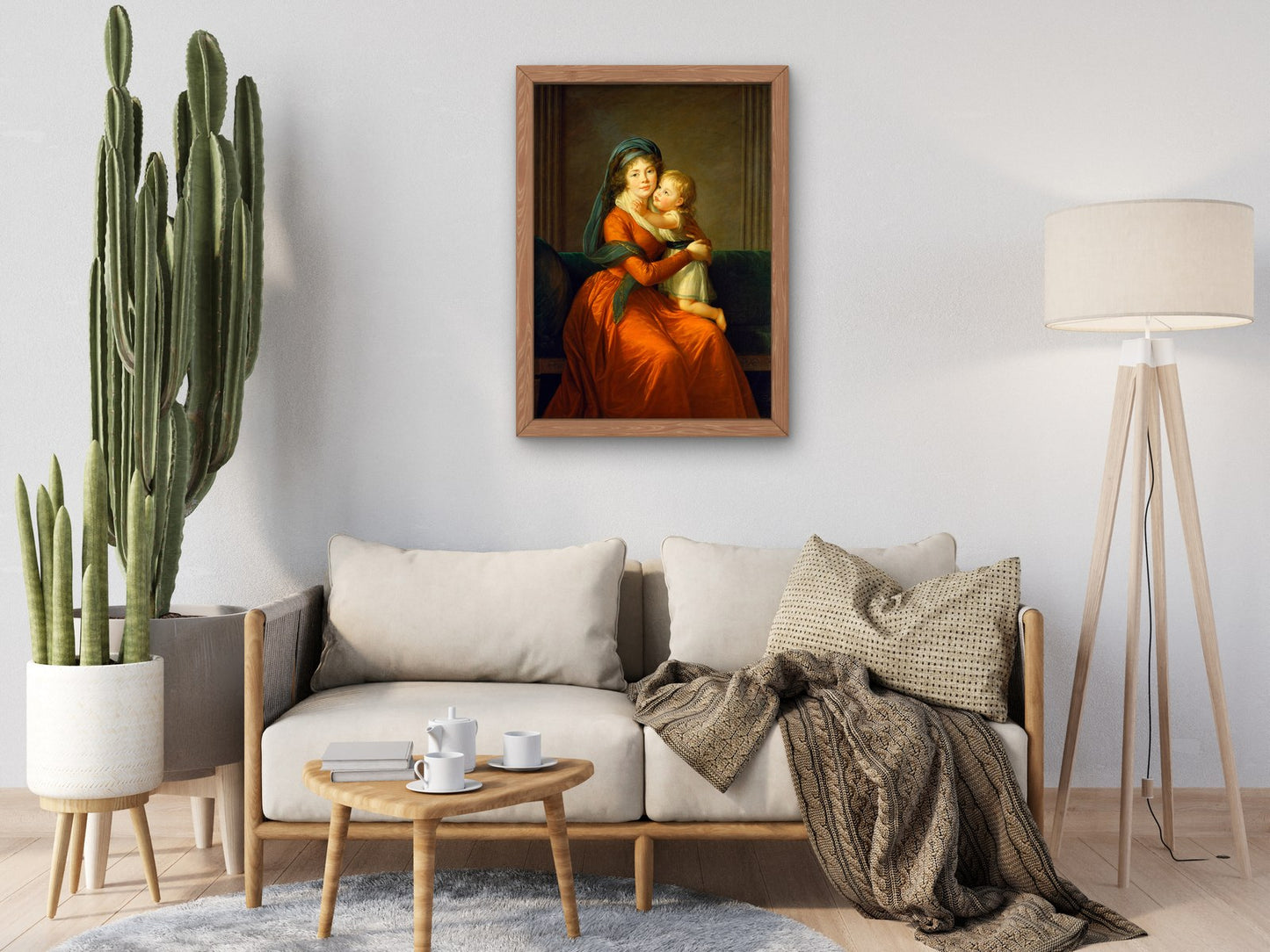 Portrait of Princess Alexandra Golitsyna and Her Son Piotr by Elisabeth Vigée Le Brun 1794, Wall Art Print, Fine Art Reproduction