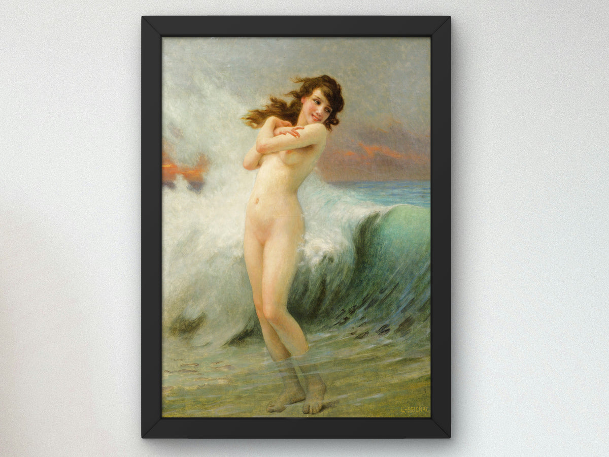 The Wave by Guillaume Seignac, Wall Art Print, Fine Art Reproduction, Museum Quality Decor, Poster