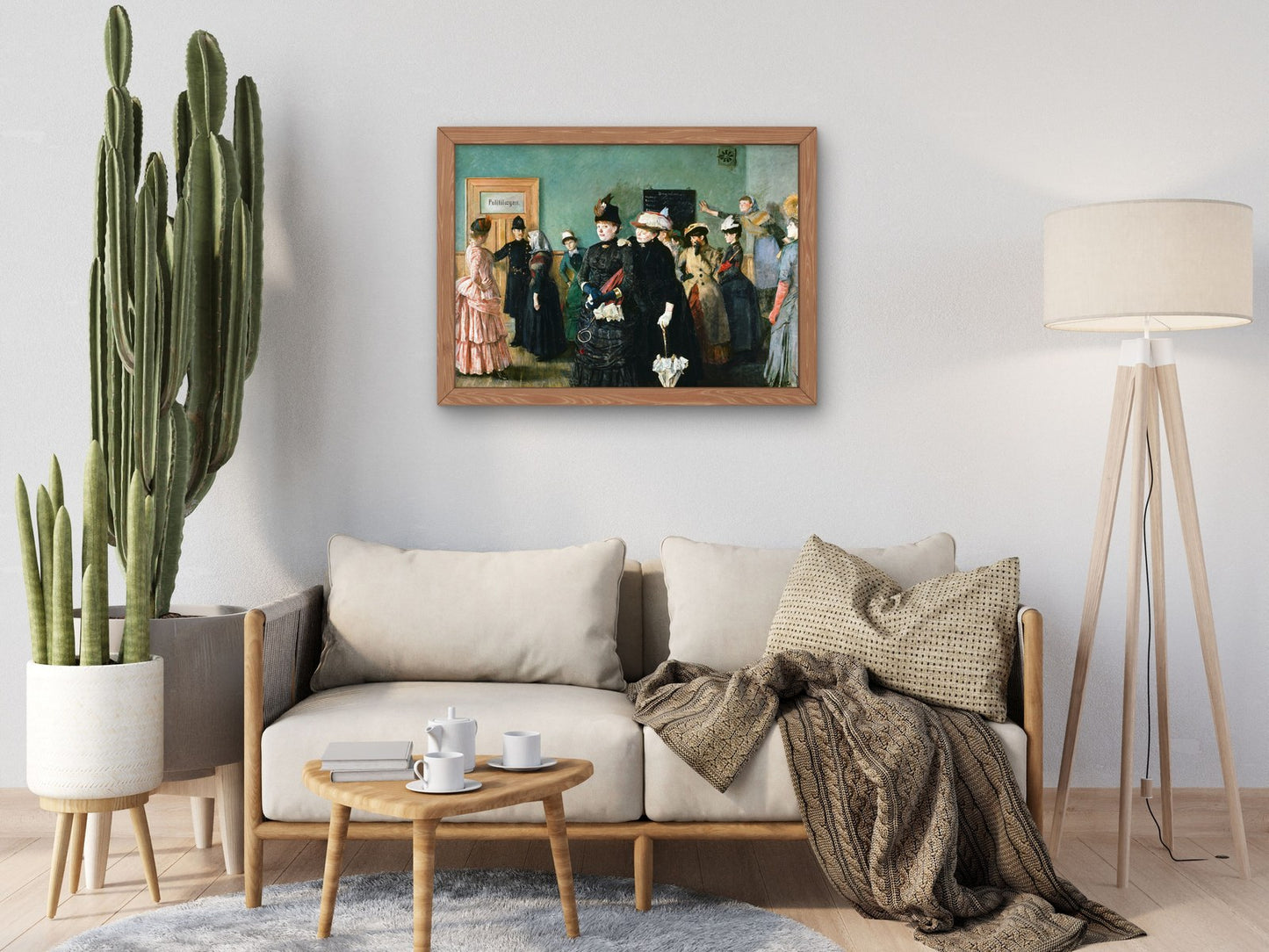 Albertine to see the Police Surgeon by Christian Krohg 1885, Wall Art Print, Fine Art Reproduction, Museum Quality Decor, Poster