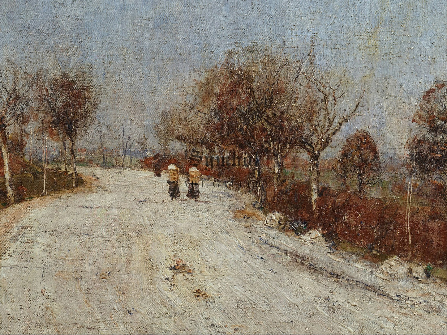 The Road to Gelmeroda by Christian Rohlfs 1893, Wall Art Print, Fine Art Reproduction, Museum Quality Decor, Poster