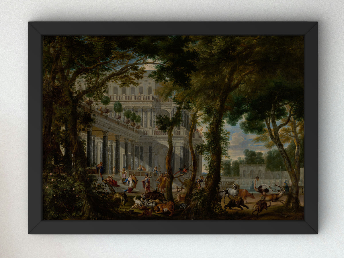 Ulysses at the Palace of Circe by Willem Schubart van Ehrenberg 1667, Wall Art Print, Fine Art Reproduction, Museum Quality Decor, Poster