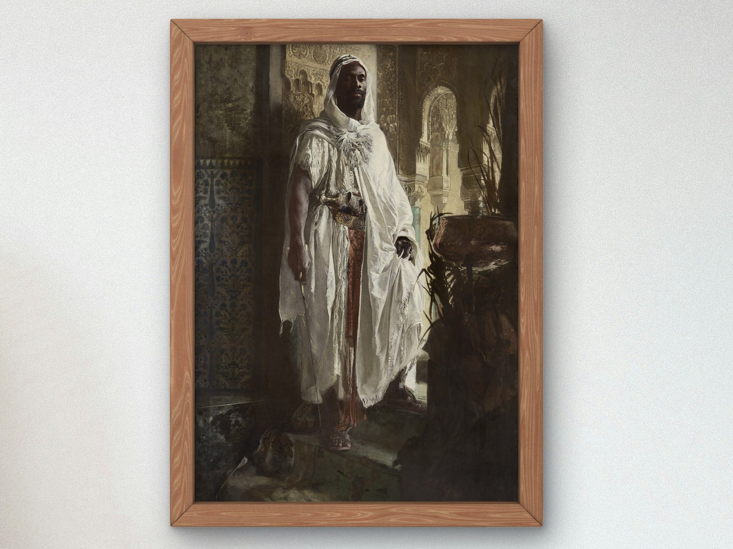 The Moorish Chief by Eduard Charlemont 1878, Wall Art Print, Fine Art Reproduction, Museum Quality Decor, Poster