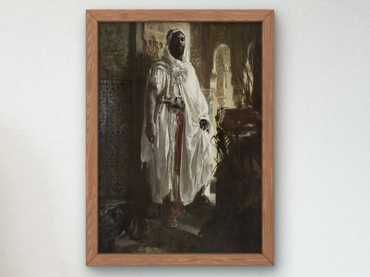 The Moorish Chief by Eduard Charlemont 1878, Wall Art Print, Fine Art Reproduction, Museum Quality Decor, Poster
