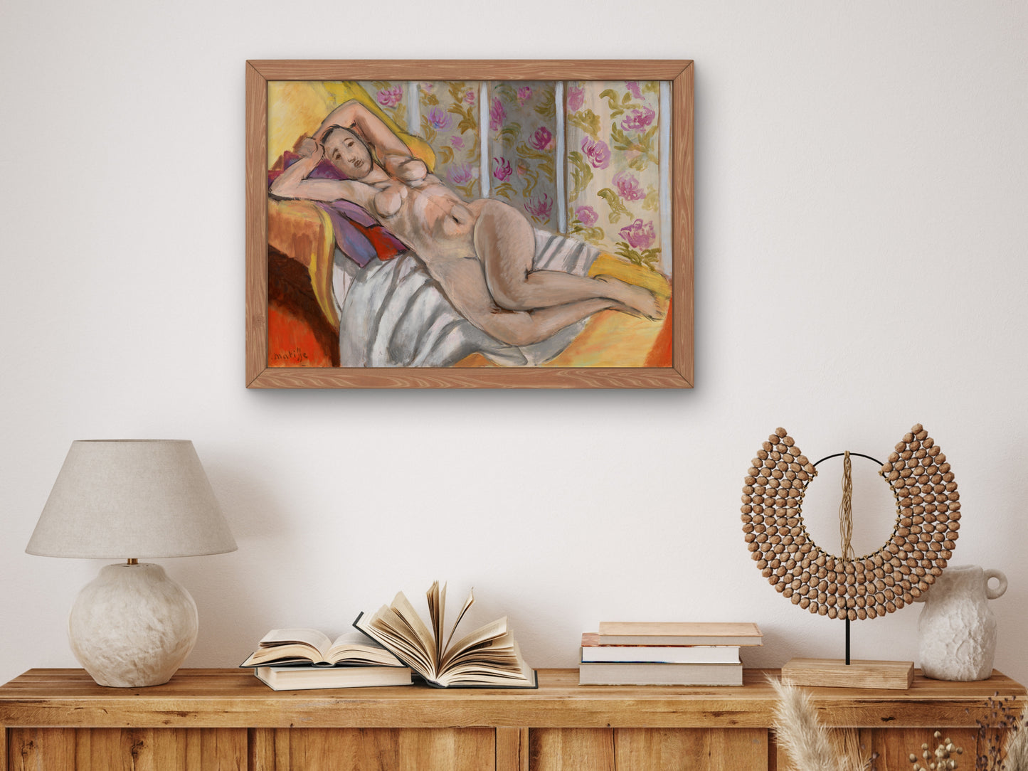 Reclining Nude by Henri Matisse 1923, Wall Art Print, Fine Art Reproduction, Museum Quality Decor, Poster
