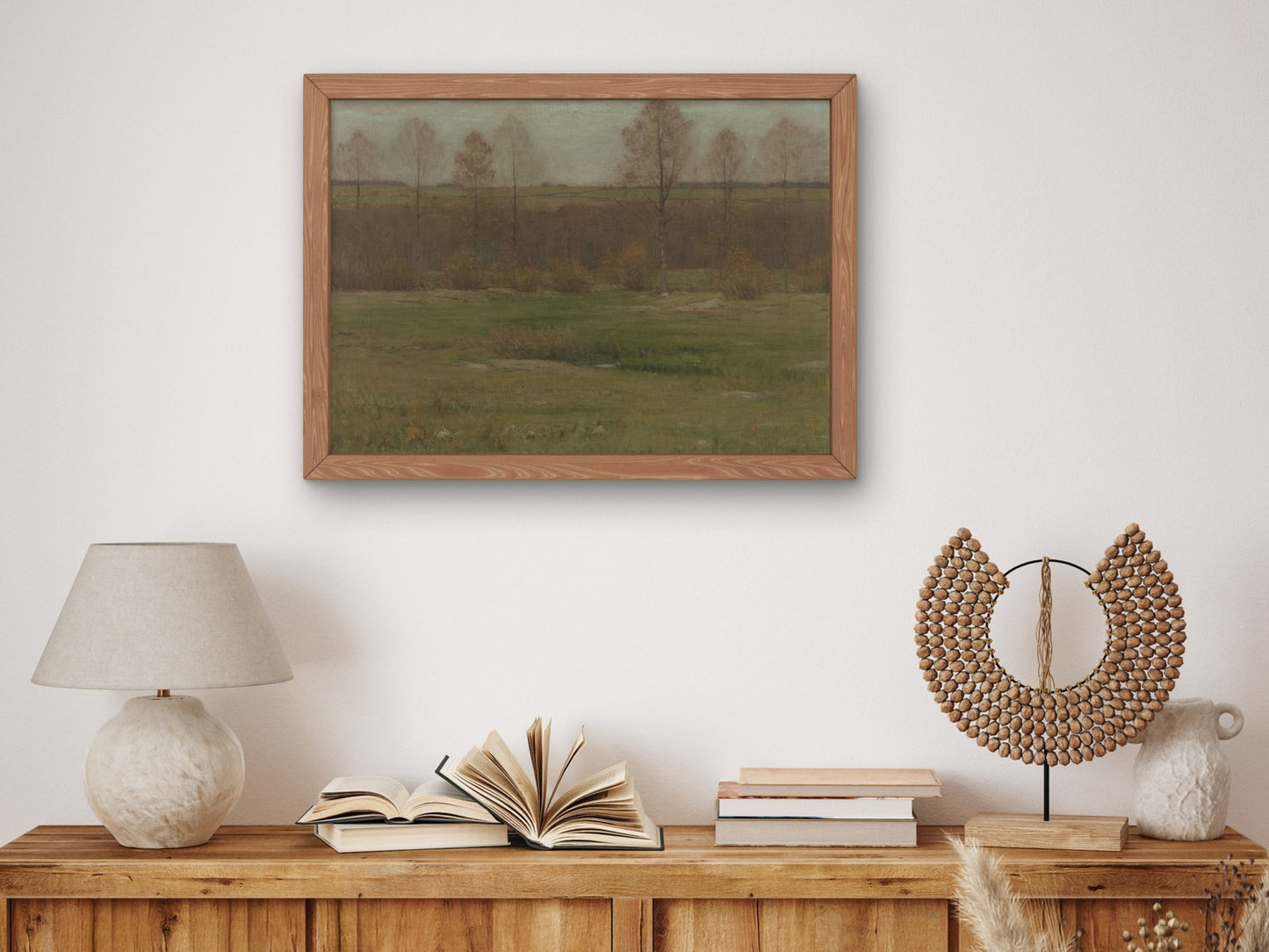 Autumn by Dwight William Tryon 1892, Wall Art Print, Fine Art Reproduction, Museum Quality Decor, Poster