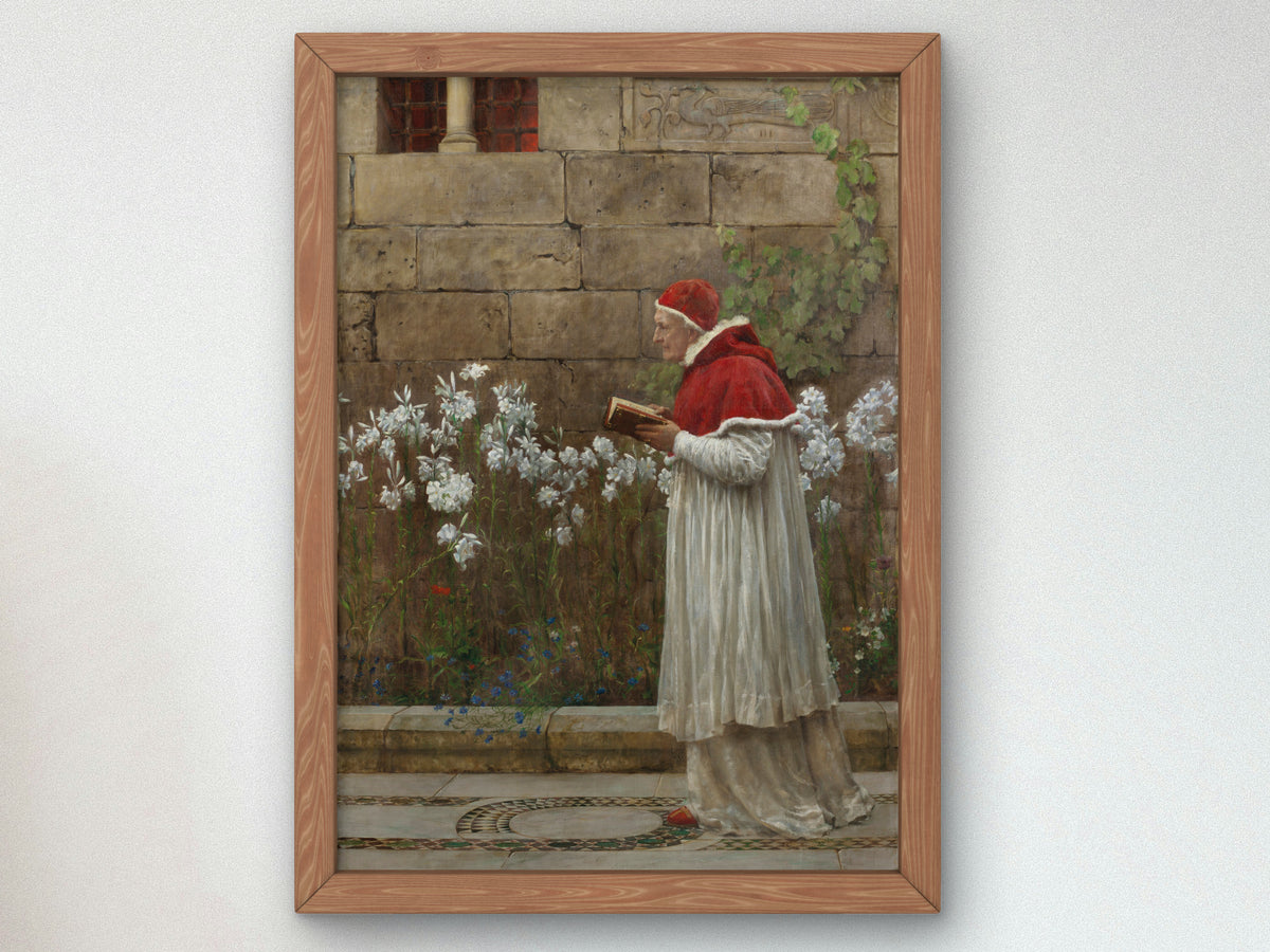 Pope Urban VI by John Collier 1896, Wall Art Print, Fine Art Reproduction, Museum Quality Decor, Poster