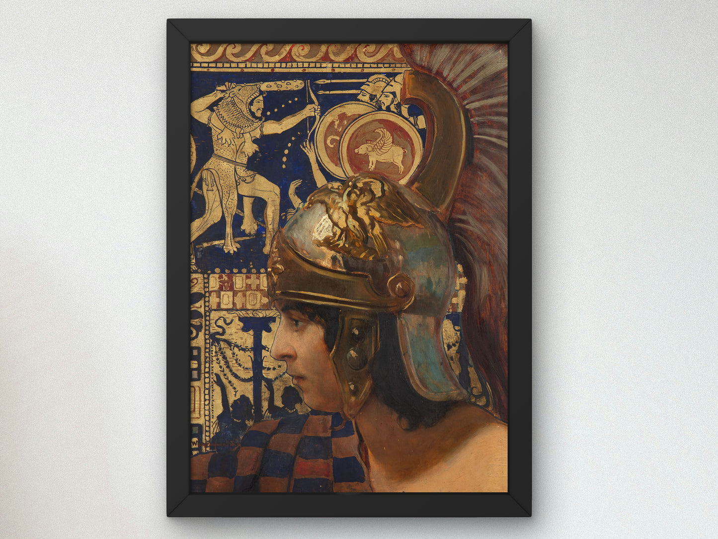 Athena by Feliks Michał Wygrzywalski 1914, Wall Art Print, Fine Art Reproduction, Museum Quality Decor, Poster