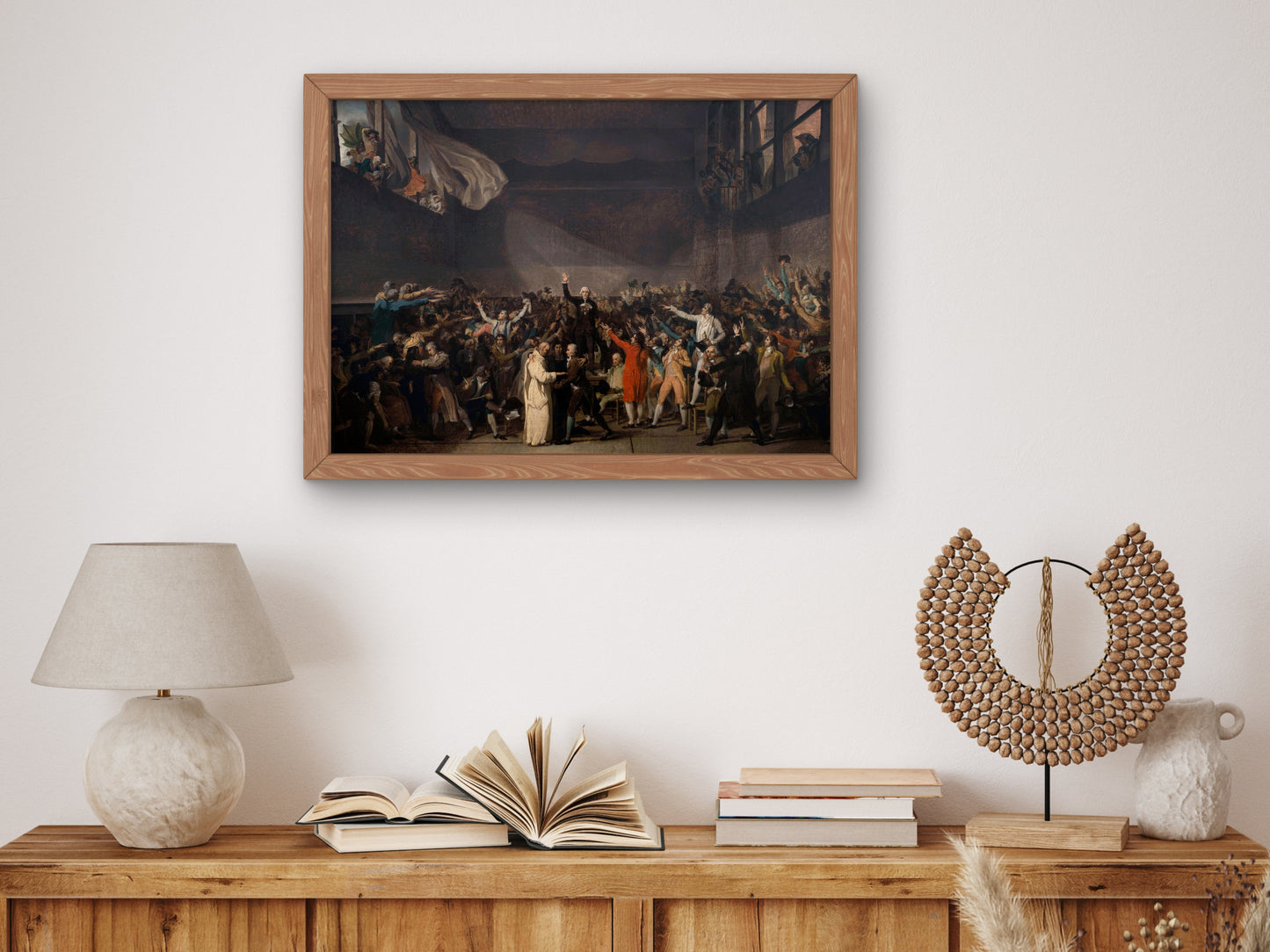 Le Serment du Jeu de Paume by Jacques Louis David 1791, Wall Art Print, Fine Art Reproduction, Museum Quality Decor, Poster
