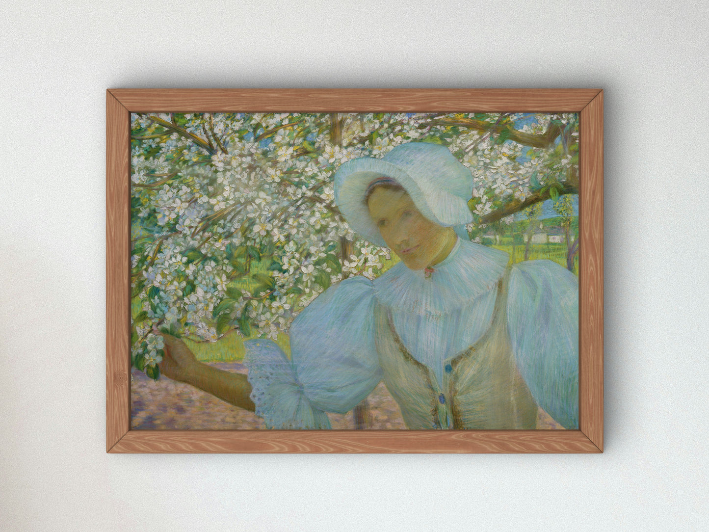 Breton Woman by Wilhelm List 1894, Wall Art Print, Fine Art Reproduction, Museum Quality Decor, Poster