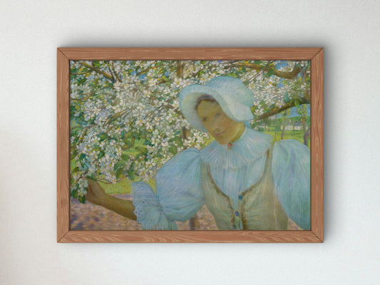 Breton Woman by Wilhelm List 1894, Wall Art Print, Fine Art Reproduction, Museum Quality Decor, Poster