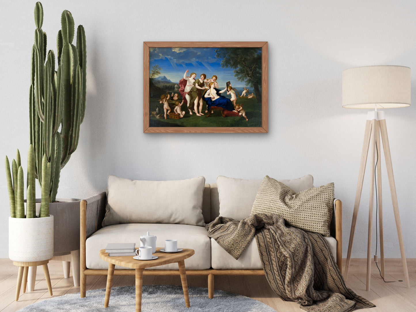 Venus Adorned by the Graces by Francesco Albani 1660, Wall Art Print, Fine Art Reproduction, Museum Quality Decor, Poster