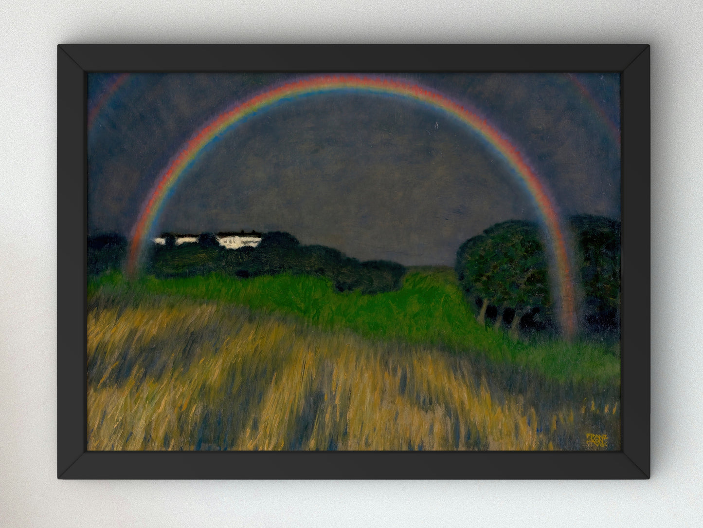 Rainbow Landscape by Franz von Stuck 1927, Wall Art Print, Fine Art Reproduction, Museum Quality Decor, Poster