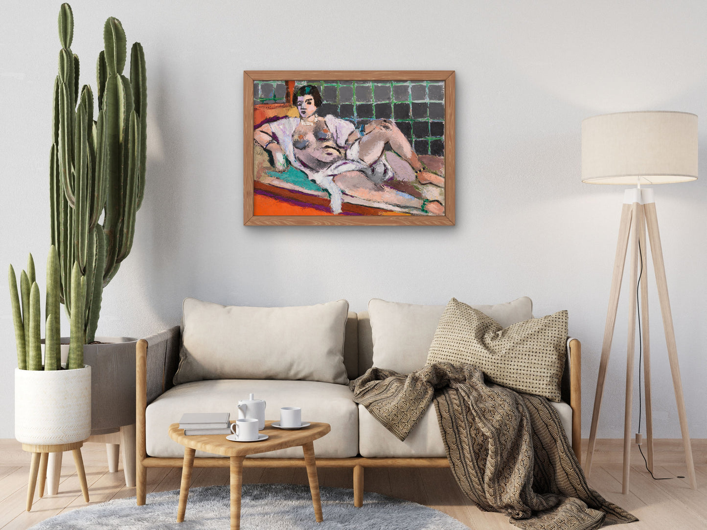 Reclining Odalisque by Henri Matisse 1928, Wall Art Print, Fine Art Reproduction, Museum Quality Decor, Poster