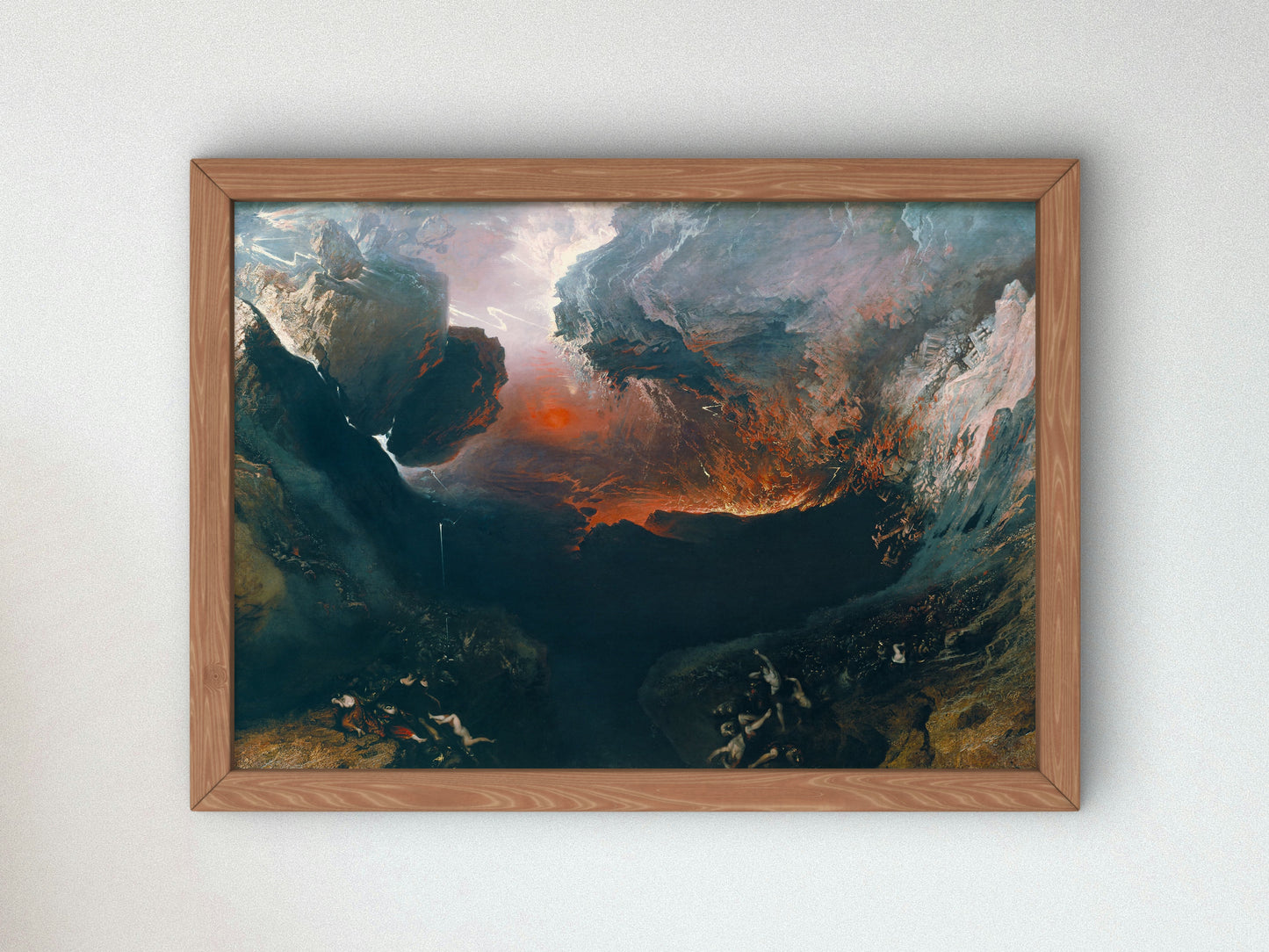 The Great Day of His Wrath by John Martin 1851, Wall Art Print, Fine Art Reproduction, Museum Quality Decor, Poster