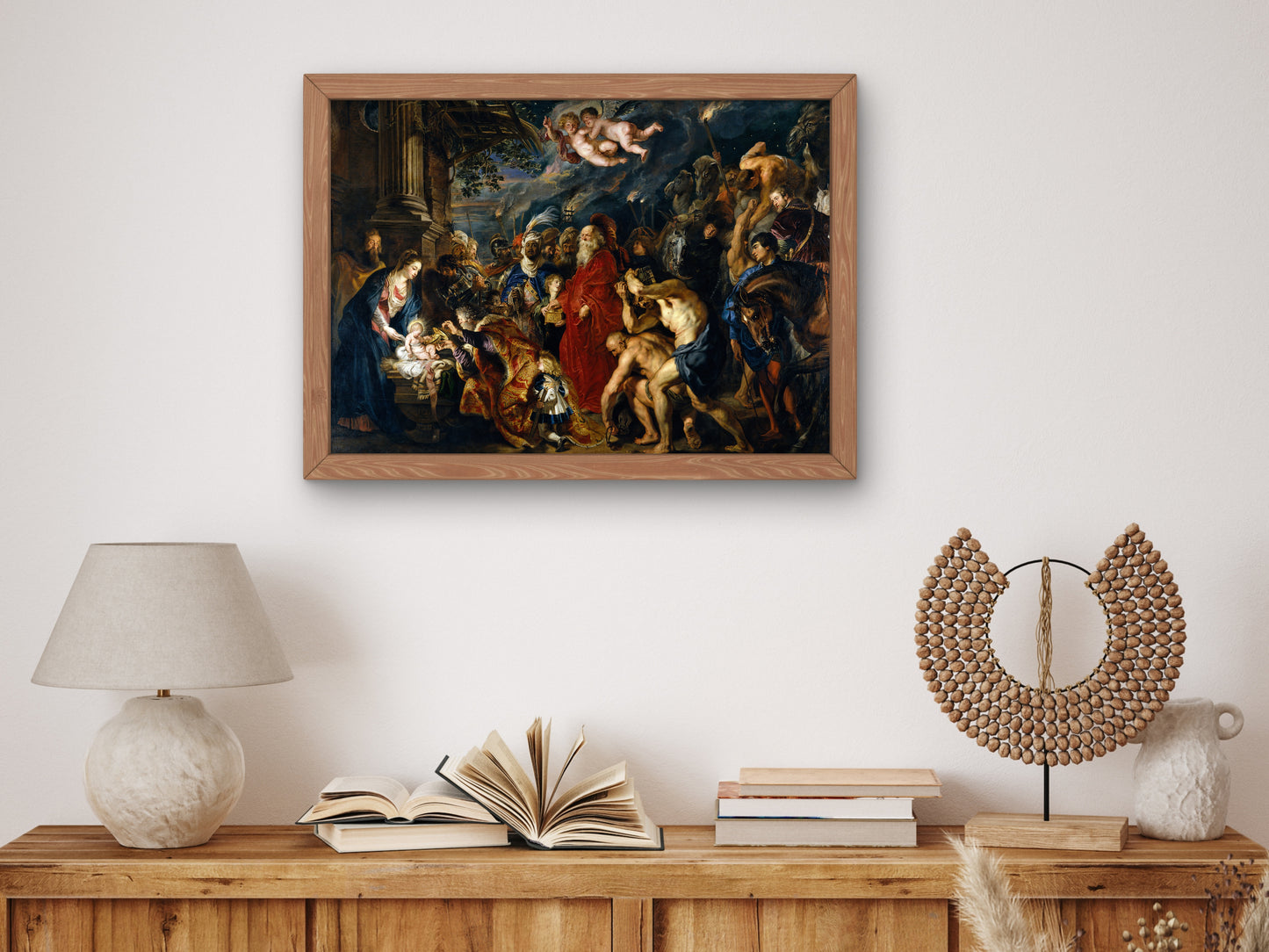Adoration of the Magi by Peter Paul Rubens 1628, Wall Art Print, Fine Art Reproduction, Museum Quality Decor, Poster