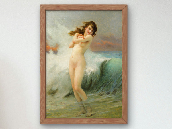 The Wave by Guillaume Seignac, Wall Art Print, Fine Art Reproduction, Museum Quality Decor, Poster