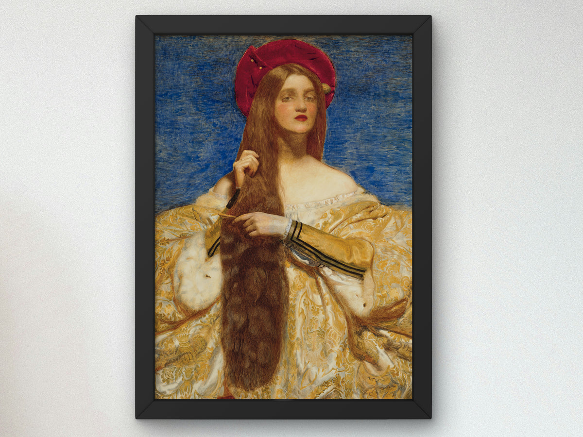 Fiorella by Frank Cadogan Cowper 1917, Wall Art Print, Fine Art Reproduction, Museum Quality Decor, Poster