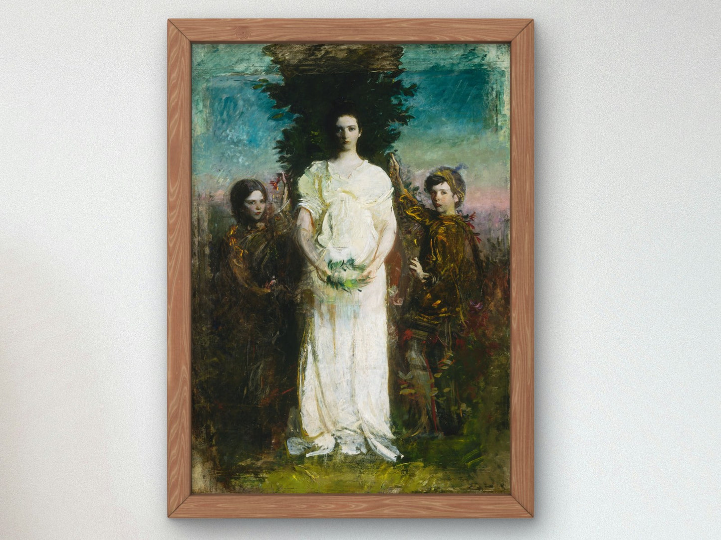 My Children by Abbott Handerson Thayer 1897, Wall Art Print, Fine Art Reproduction, Museum Quality Decor, Poster