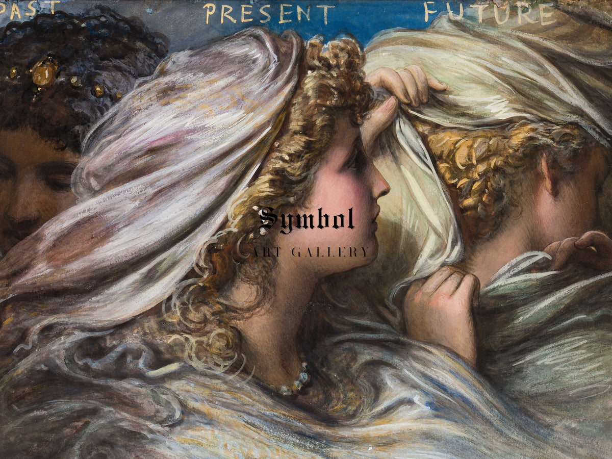The Fates by Egron Lundgren, Wall Art Print, Fine Art Reproduction, Museum Quality Decor, Poster