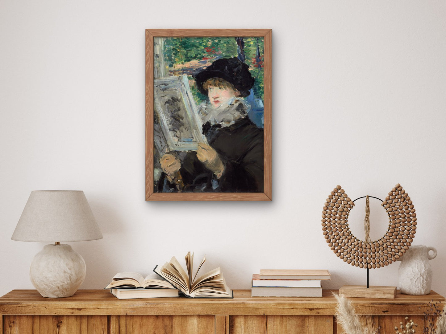 Woman Reading by Édouard Manet 1880, Wall Art Print, Fine Art Reproduction, Museum Quality Decor, Poster