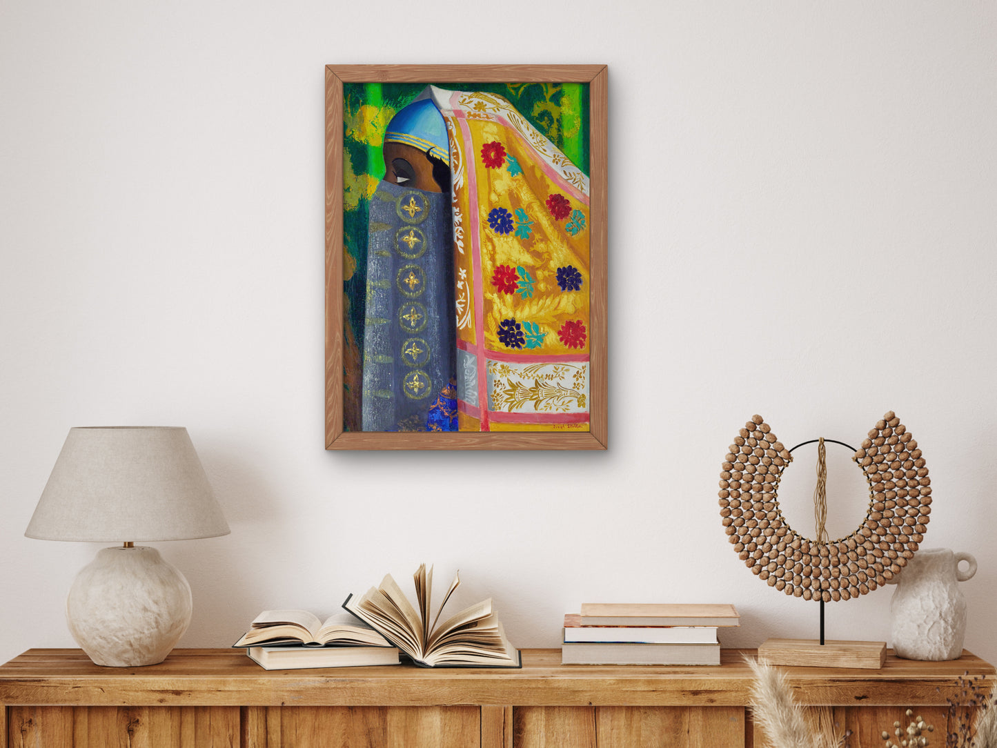 Algerian Woman by Joseph Stella 1930, Wall Art Print, Fine Art Reproduction, Museum Quality Decor, Poster