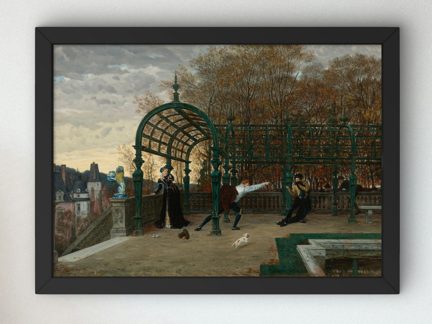 The Attempted Abduction by James Tissot 1865, Wall Art Print, Fine Art Reproduction, Museum Quality Decor, Poster