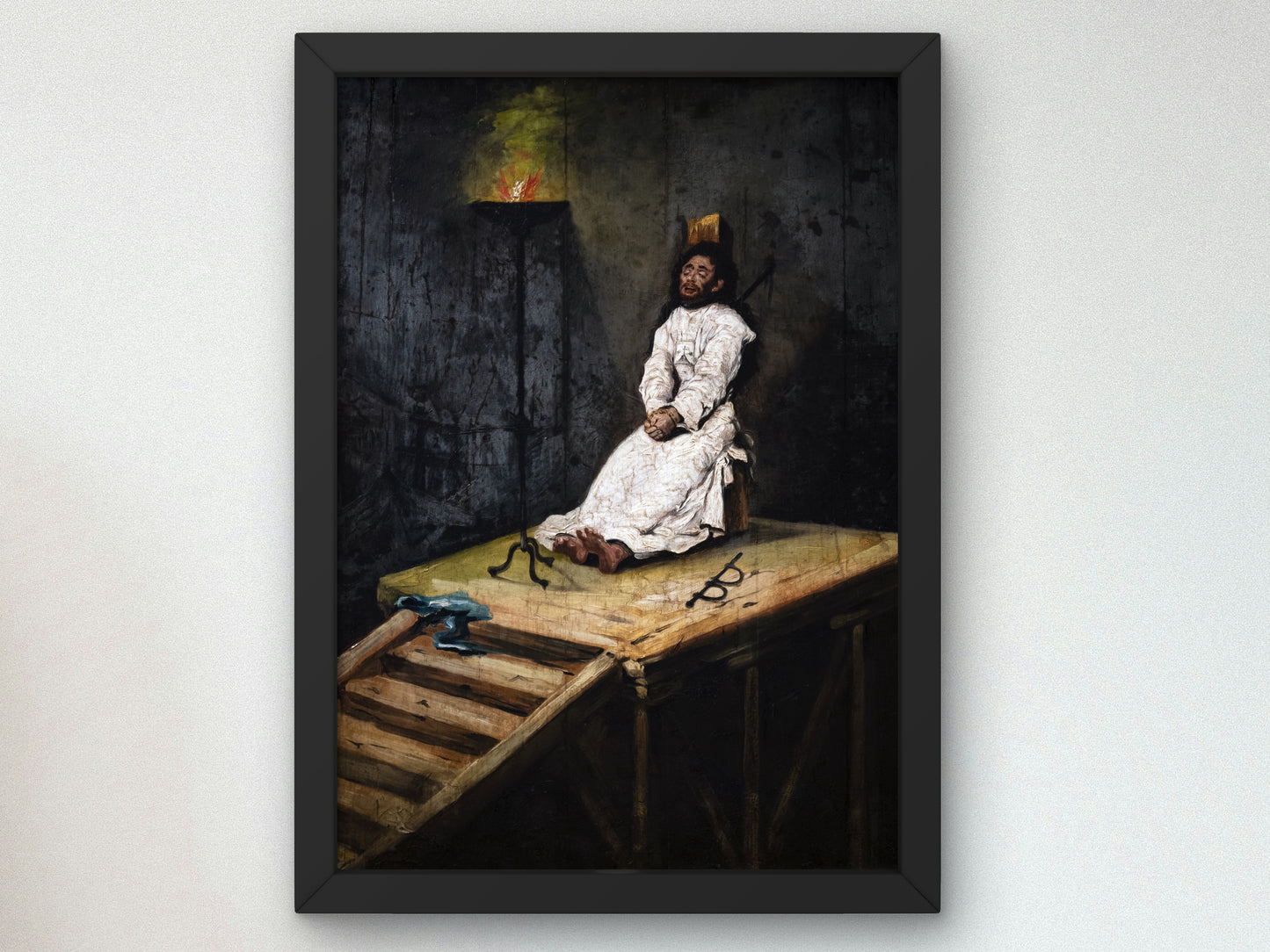 Le Garrot by Eugenio Lucas Velázquez, Wall Art Print, Fine Art Reproduction, Museum Quality Decor, Poster