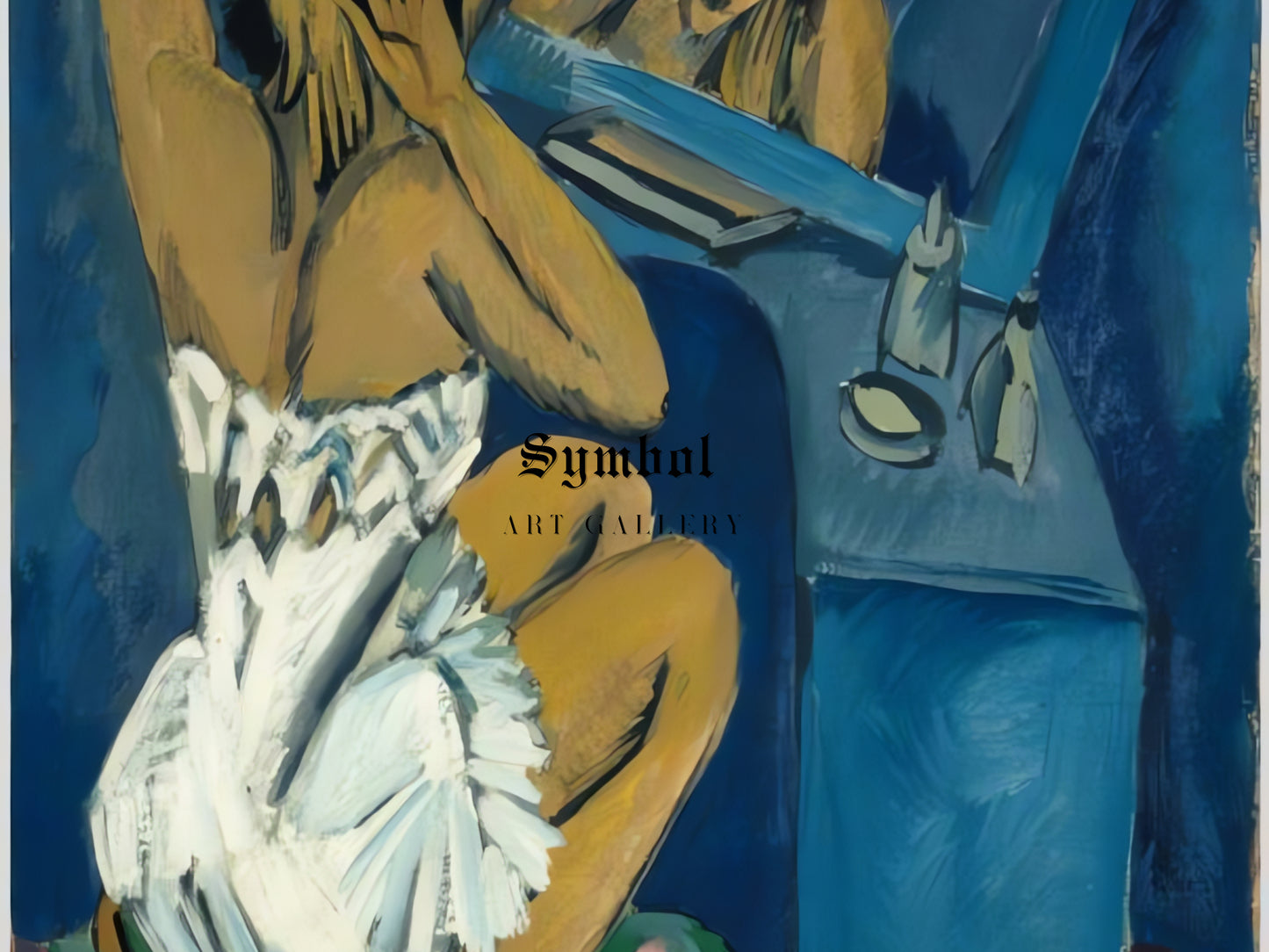 Woman Before the Mirror by Ernst Ludwig Kirchner 1912, Wall Art Print, Fine Art Reproduction, Museum Quality Decor, Poster