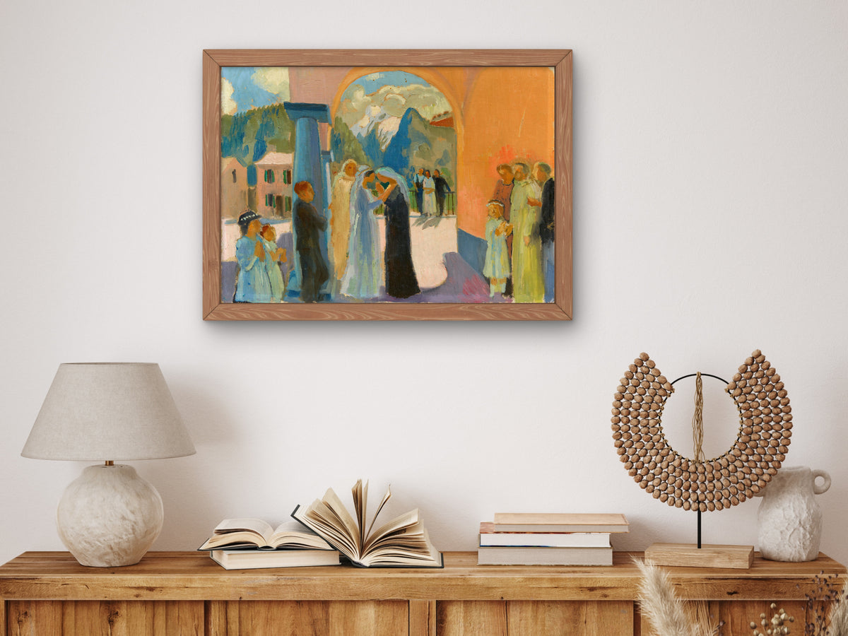 Visitation à Finhaut by Maurice Denis 1934, Wall Art Print, Fine Art Reproduction, Museum Quality Decor, Poster