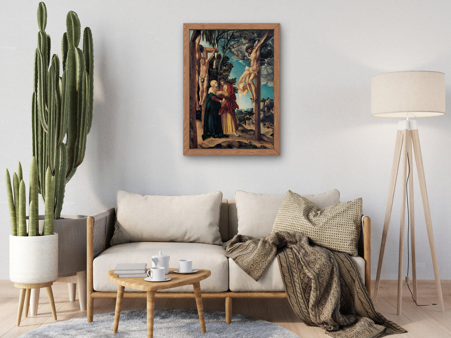 The Lamentation of Christ by Lucas Cranach the Elder 1503, Wall Art Print, Fine Art Reproduction, Museum Quality Decor, Poster