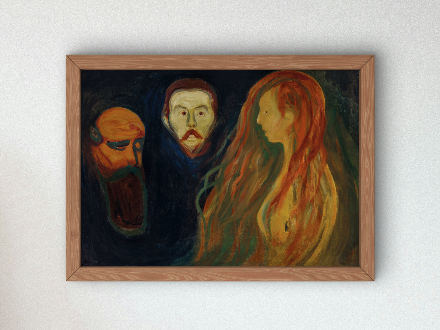 Tragedy by Edvard Munch 1898, Wall Art Print, Fine Art Reproduction, Museum Quality Decor, Poster