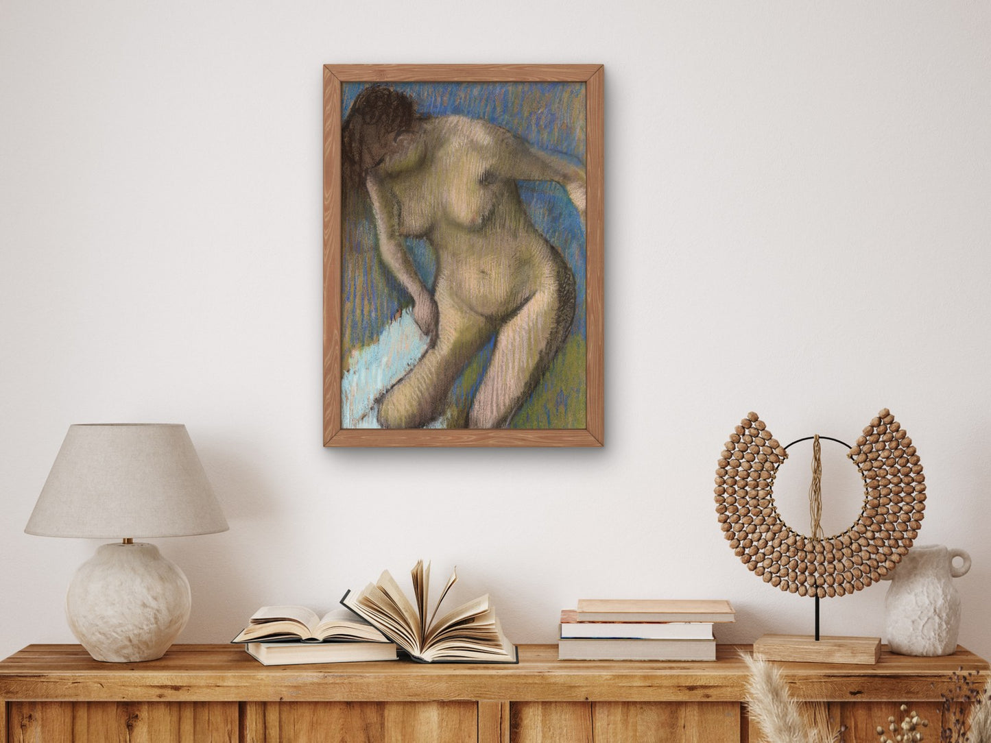 Dopo il bagno by Edgar Degas 1886, Wall Art Print, Fine Art Reproduction, Museum Quality Decor, Poster