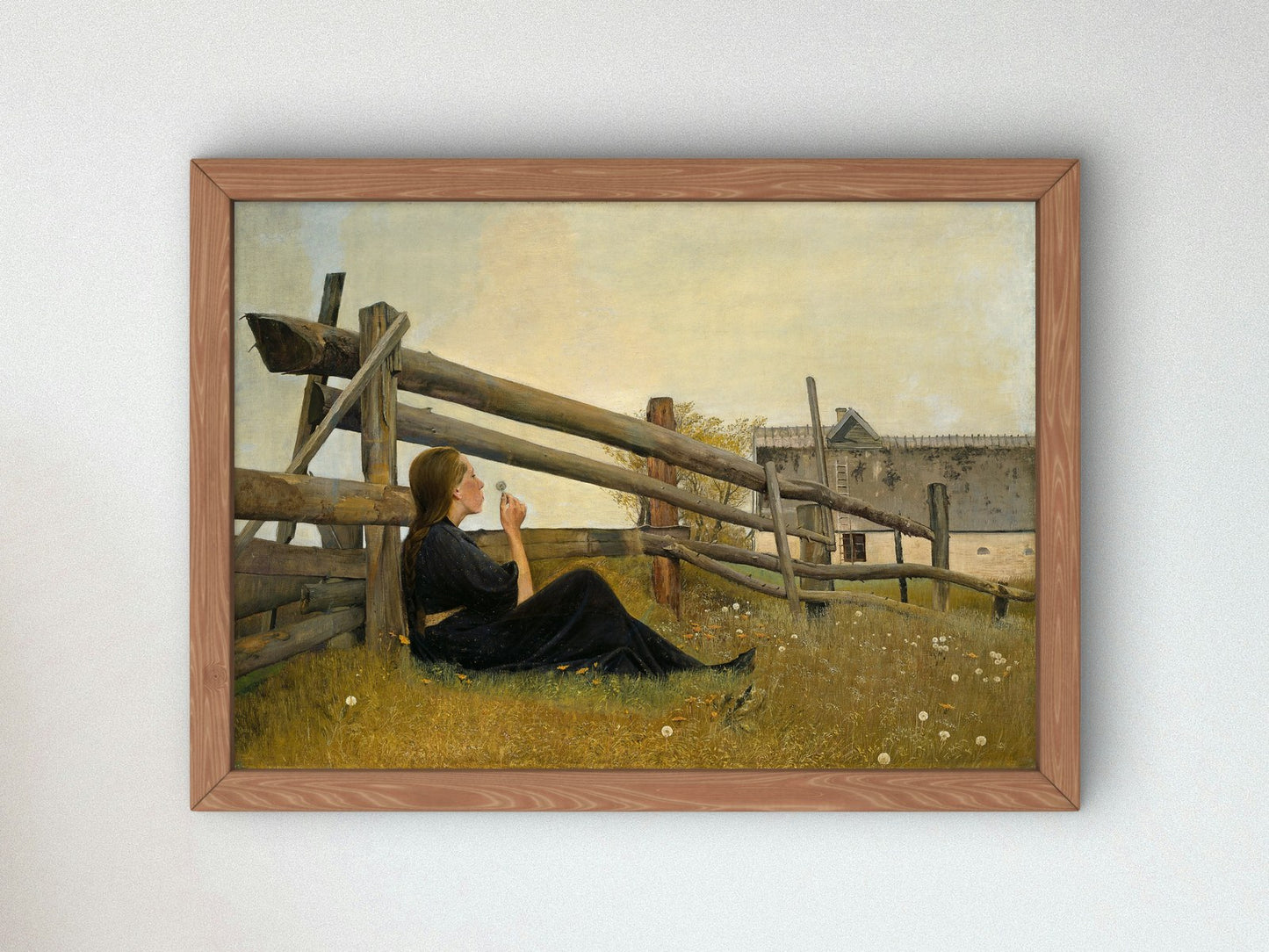 In the Month of June by Laurits Andersen Ring 1899, Wall Art Print, Fine Art Reproduction, Museum Quality Decor, Poster