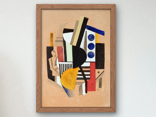 Mechanical Composition by Fernand Léger 1921, Wall Art Print, Fine Art Reproduction, Museum Quality Decor, Poster