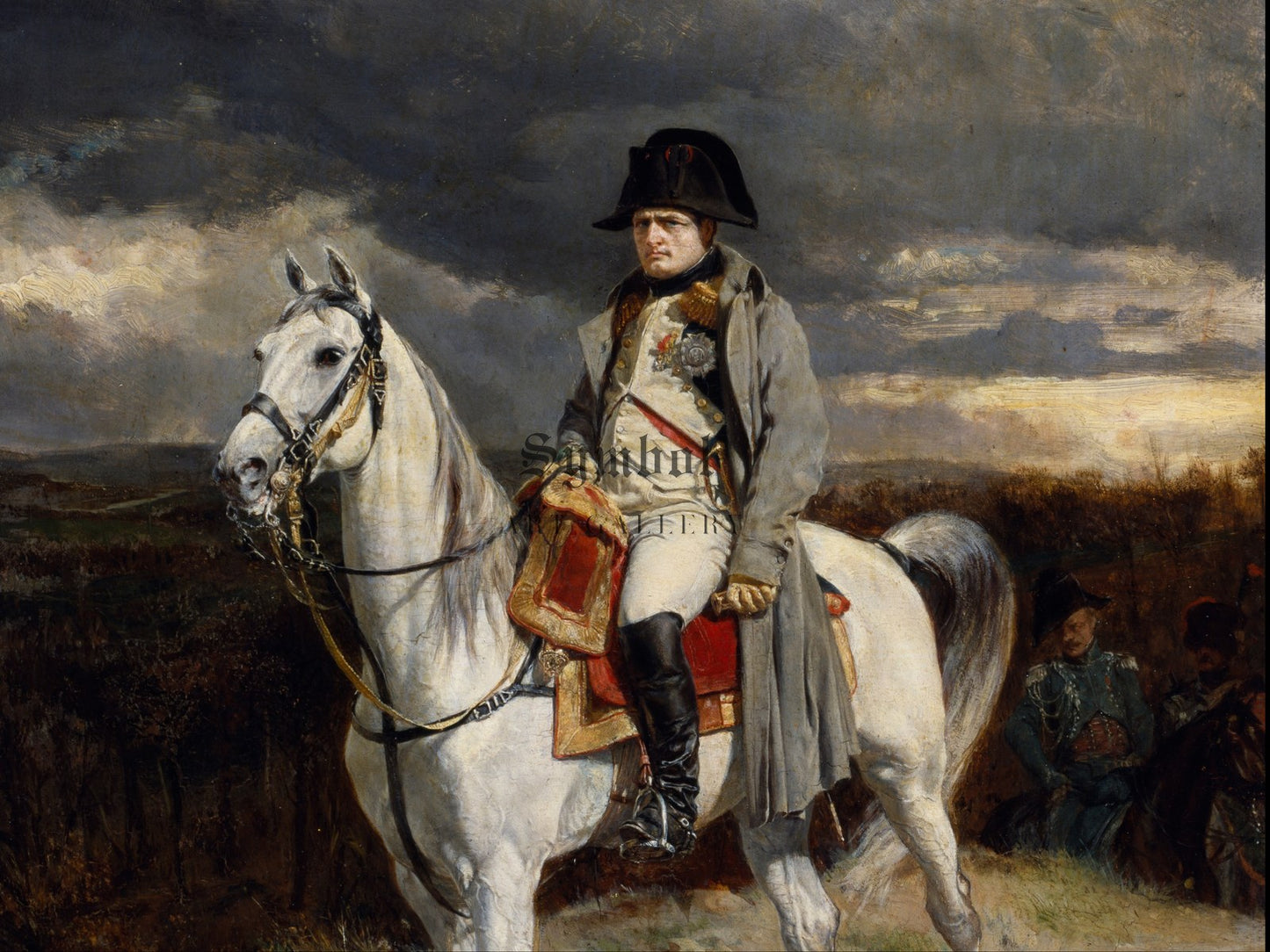 Napoleon on Horseback by Ernest Meissonier 1862, Wall Art Print, Fine Art Reproduction, Museum Quality Decor, Poster