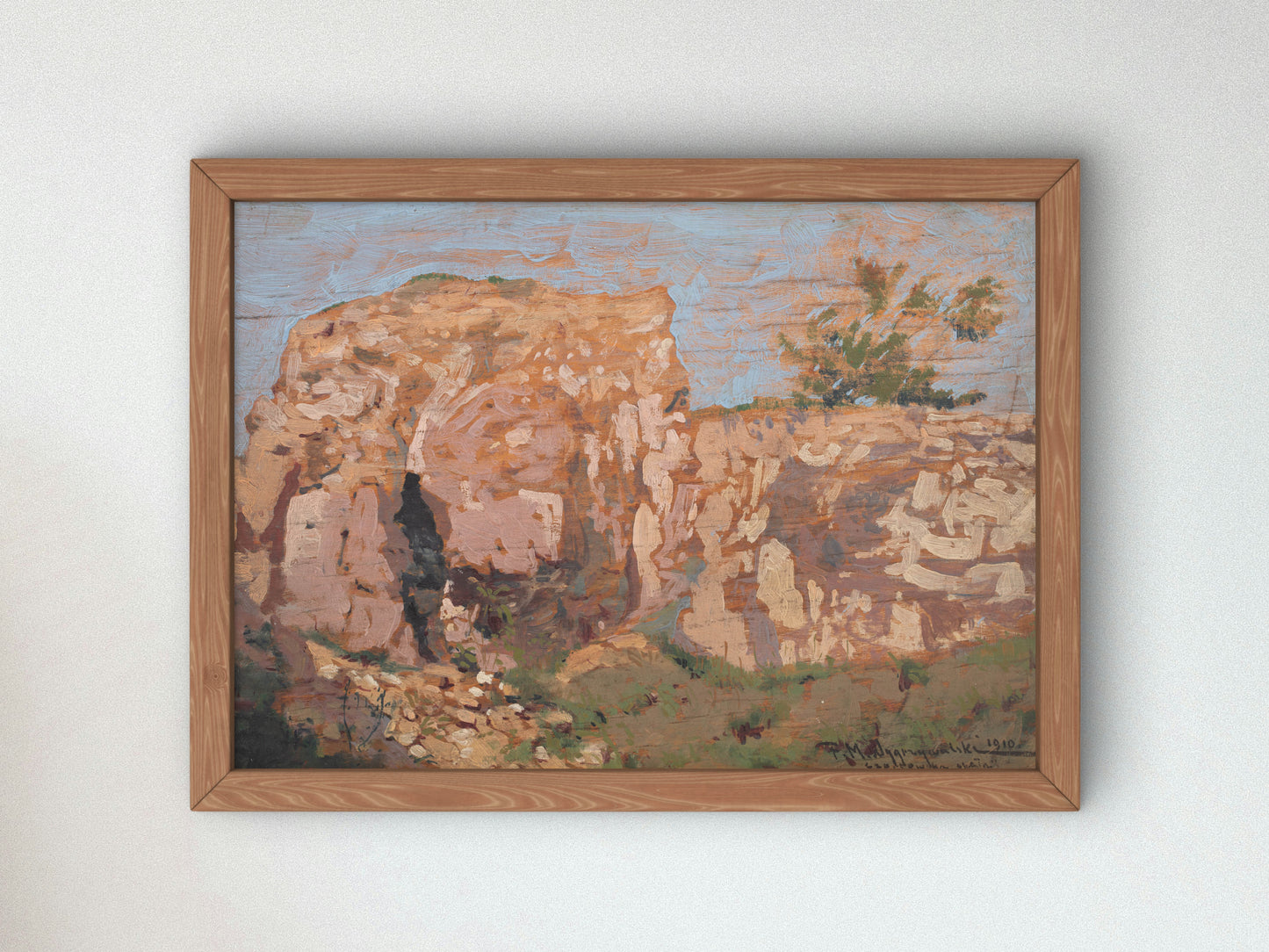 Devil's Rocks by Feliks Michał Wygrzywalski 1910, Wall Art Print, Fine Art Reproduction, Museum Quality Decor, Poster