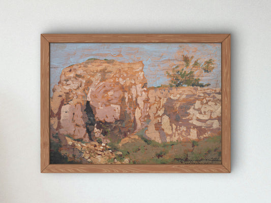 Devil's Rocks by Feliks Wygrzywalski 1910, Wall Art Print, Fine Art Reproduction, Museum Quality Decor, Poster