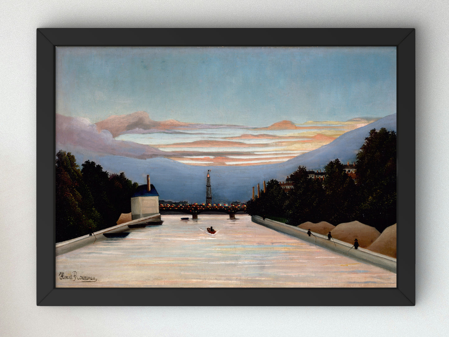 The Eiffel Tower by Henri Rousseau 1898, Wall Art Print, Fine Art Reproduction, Museum Quality Decor, Poster