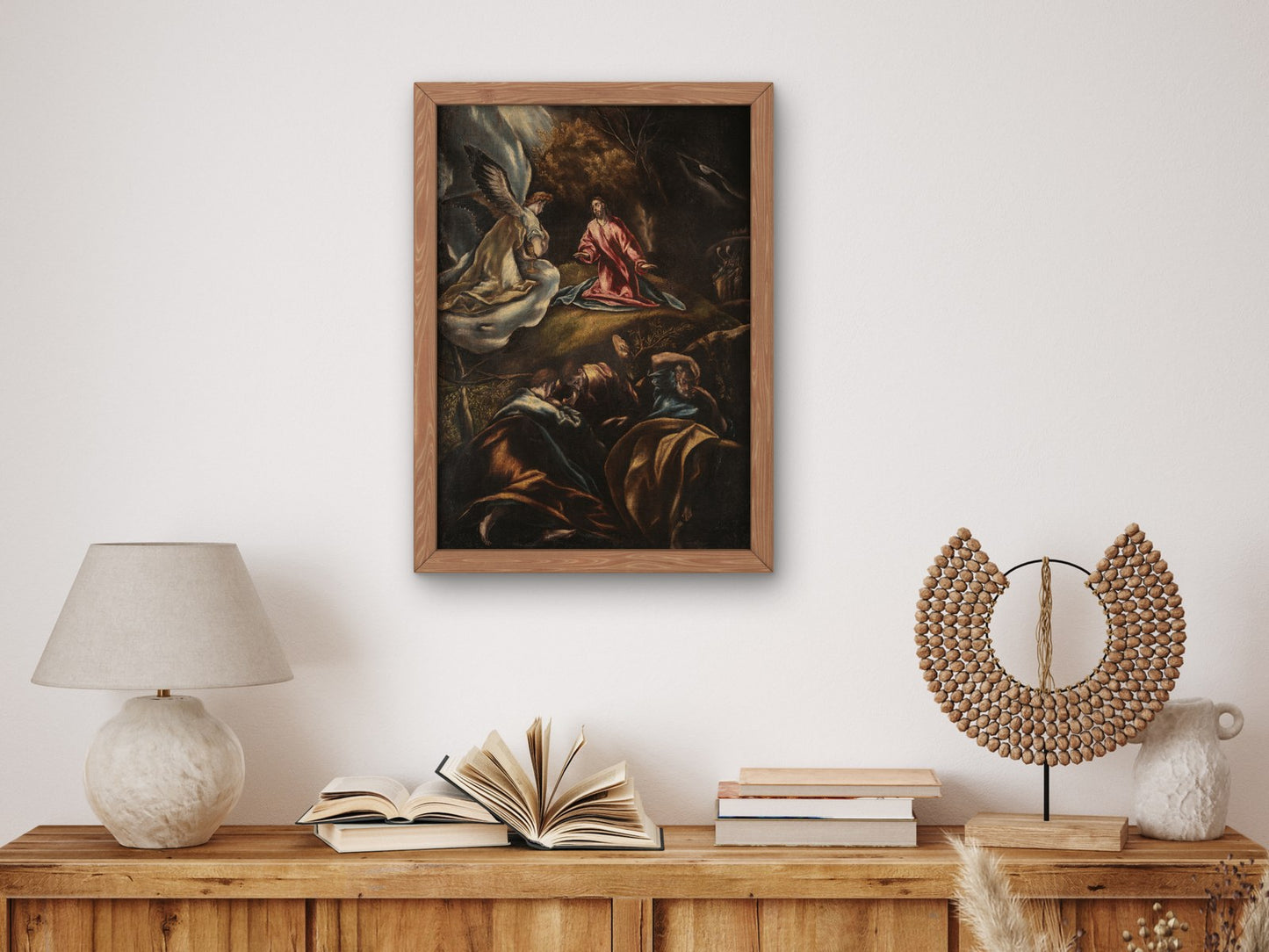 Jesus in the Garden of Olives by El Greco 1604, Wall Art Print, Fine Art Reproduction, Museum Quality Decor, Poster