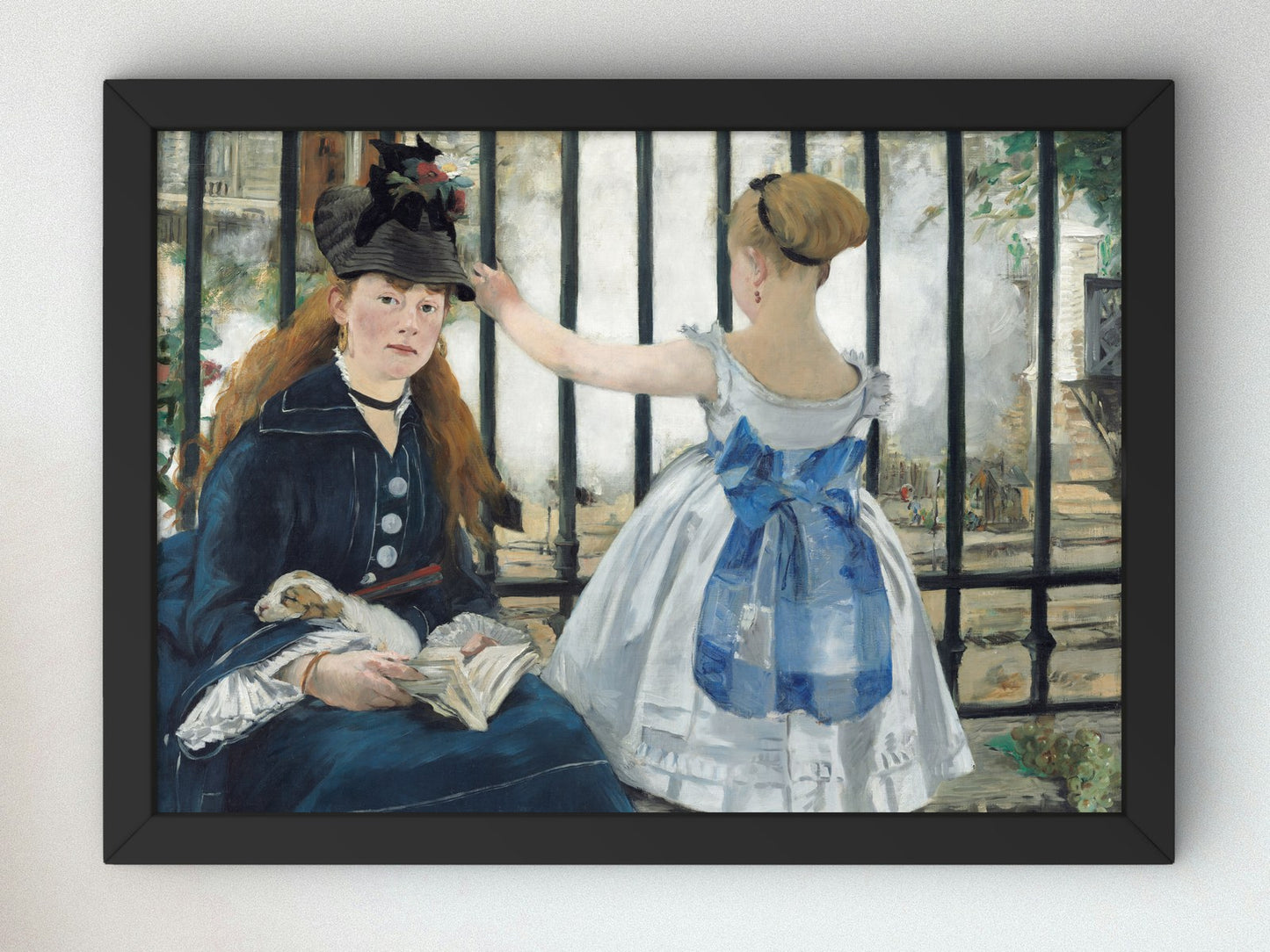 The Railway by Édouard Manet 1873, Wall Art Print, Fine Art Reproduction, Museum Quality Decor, Poster