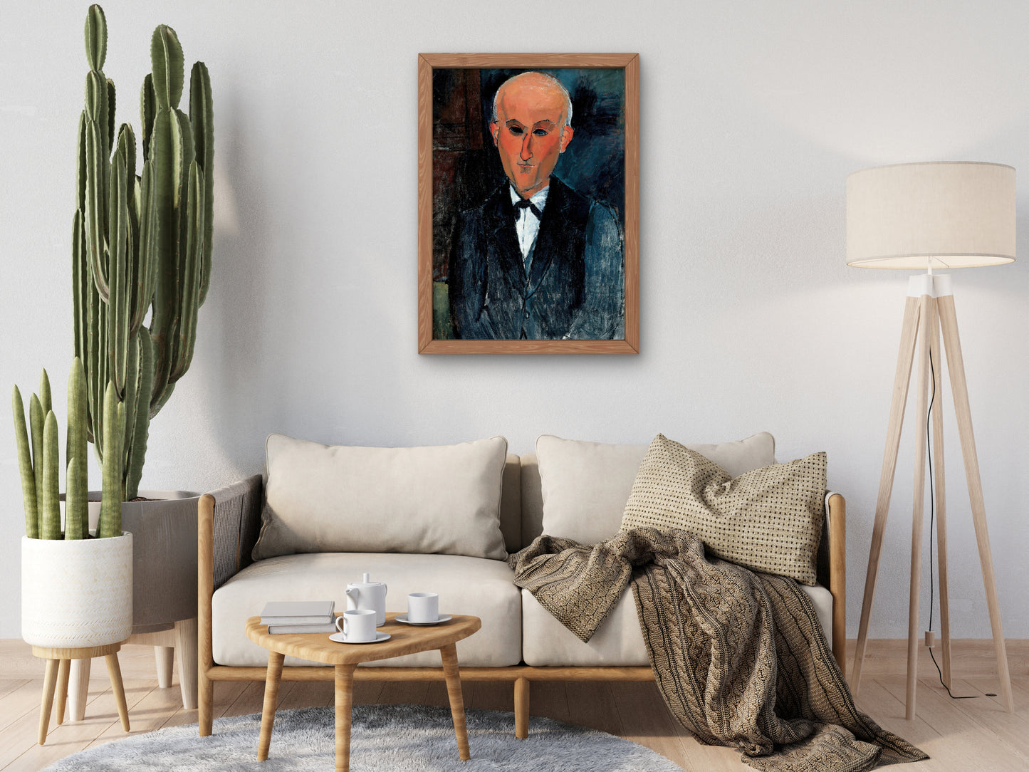 Max Jacob by Amedeo Modigliani 1911, Wall Art Print, Fine Art Reproduction, Museum Quality Decor, Poster