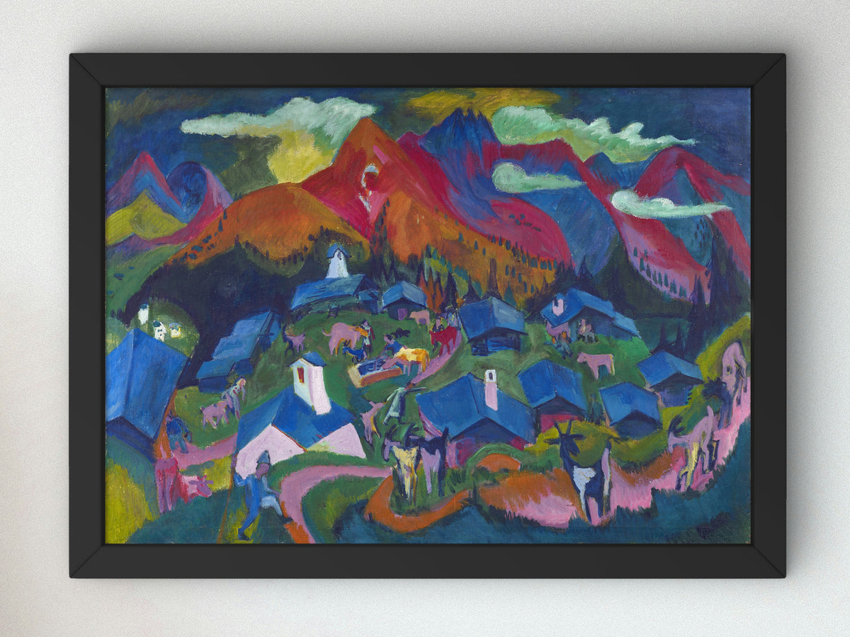 Return of the Animals by Ernst Ludwig Kirchner 1919, Wall Art Print, Fine Art Reproduction, Museum Quality Decor, Poster