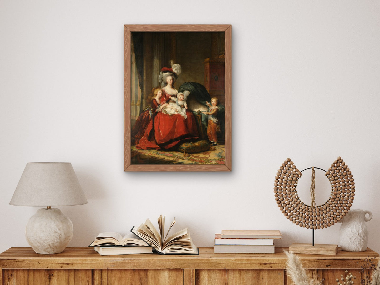 Marie Antoinette Queen of France and Her Children by Élisabeth Vigée Le Brun 1787, Wall Art Print, Fine Art Reproduction, Museum Quality
