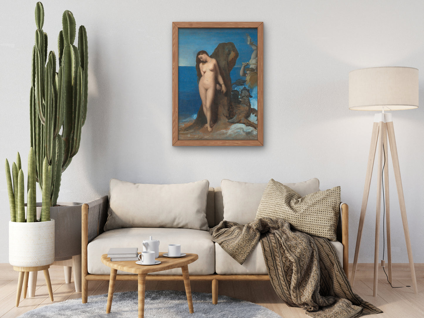 Perseus and Andromeda by Jean Auguste Dominique Ingres 1819, Wall Art Print, Fine Art Reproduction, Museum Quality Decor, Poster