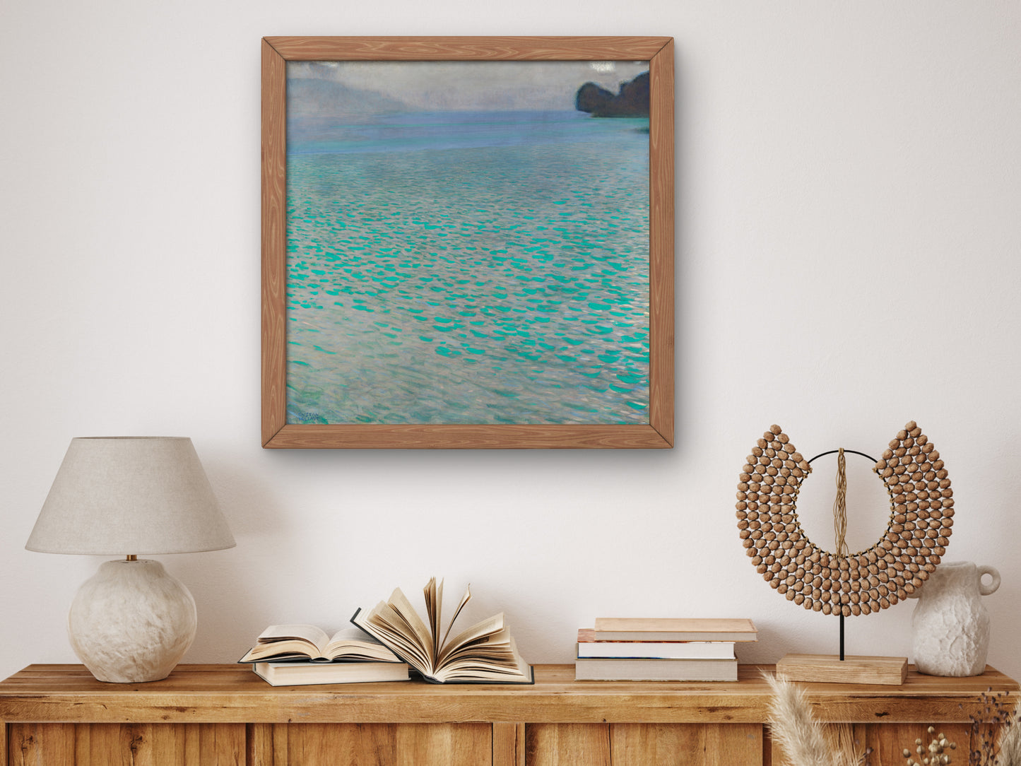 Attersee by Gustav Klimt 1900, Wall Art Print, Fine Art Reproduction, Museum Quality Decor, Poster