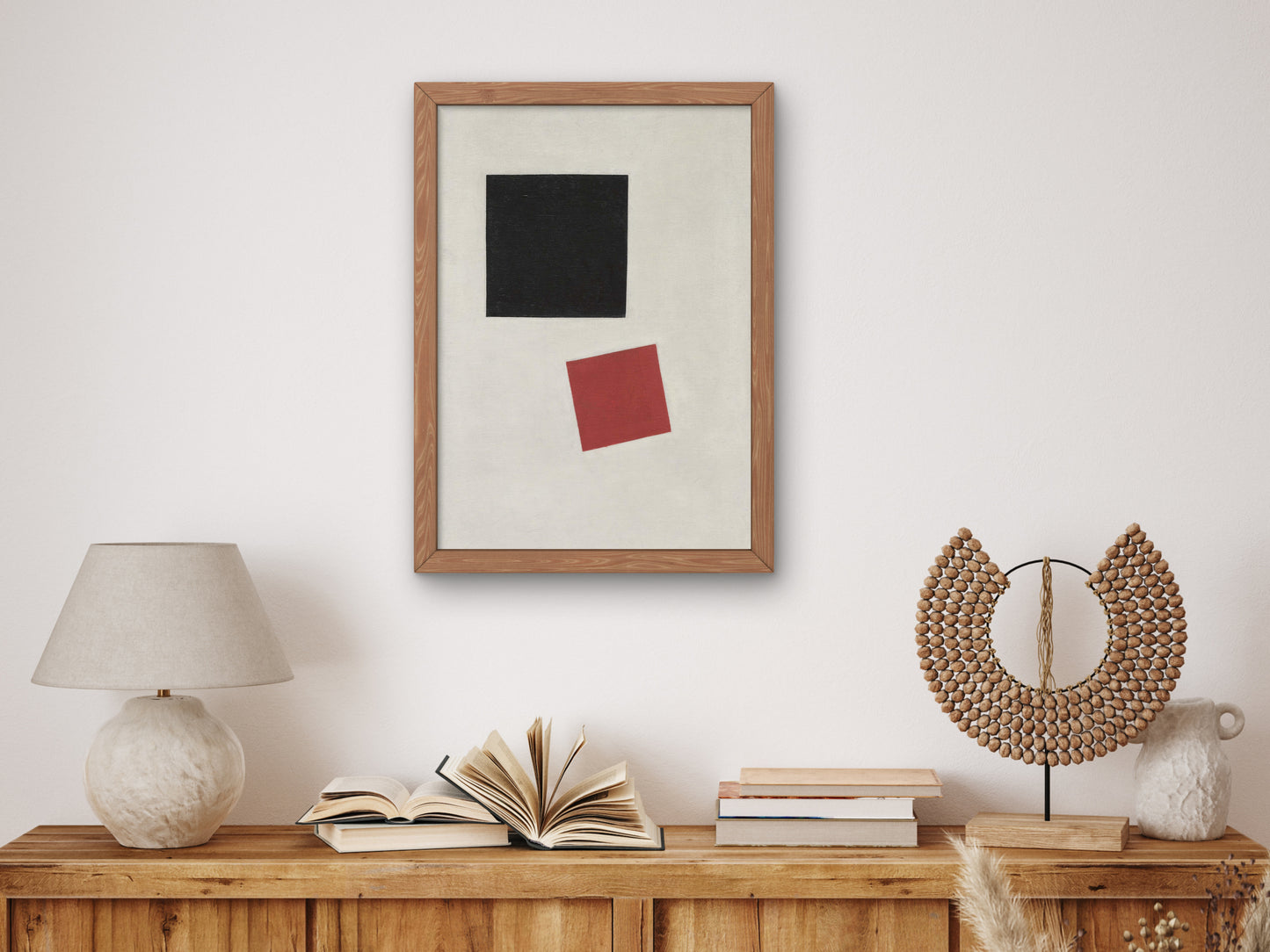 Black Square and Red Square by Kazimir Malevich 1915, Wall Art Print, Fine Art Reproduction, Museum Quality Decor, Poster