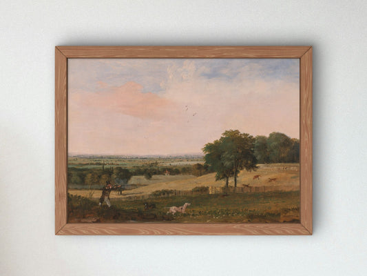 Partridge Shooting by Edward Duncan 1830, Wall Art Print, Fine Art Reproduction, Museum Quality Decor, Poster