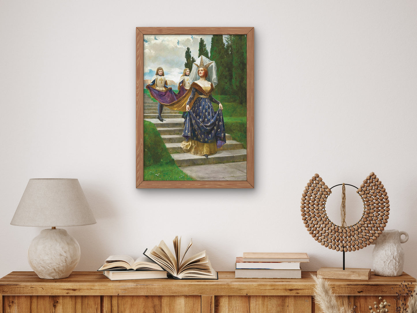 A Great Lady by John Collier 1910, Wall Art Print, Fine Art Reproduction, Museum Quality Decor, Poster