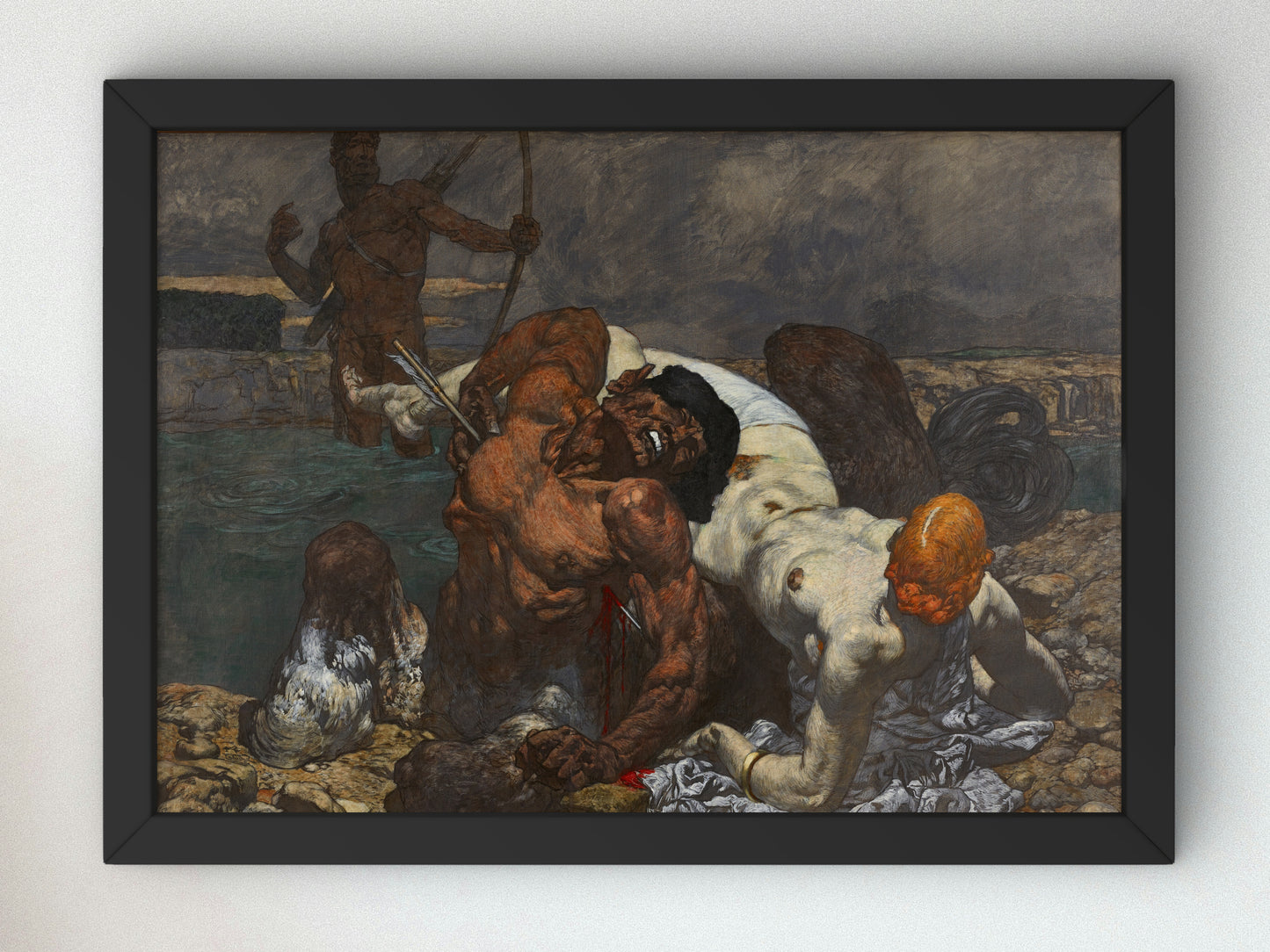 Nessus by Alexander Rothaug 1930, Wall Art Print, Fine Art Reproduction, Museum Quality Decor, Poster
