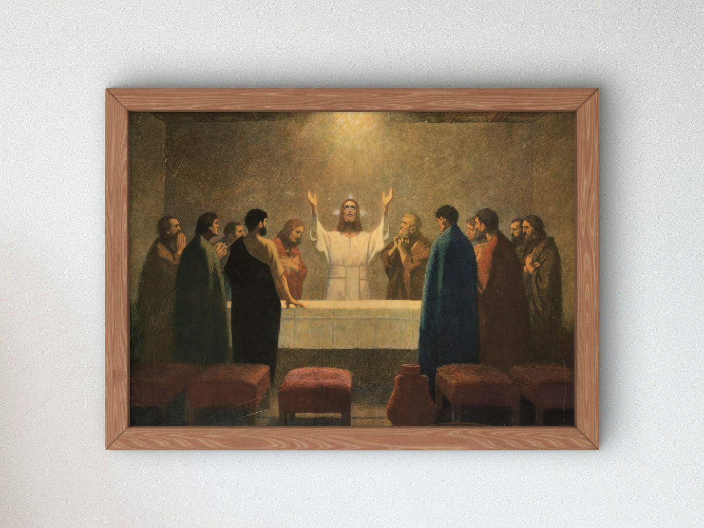 The Lord's Supper by Gebhard Fugel 1937, Wall Art Print, Fine Art Reproduction, Museum Quality Decor, Poster
